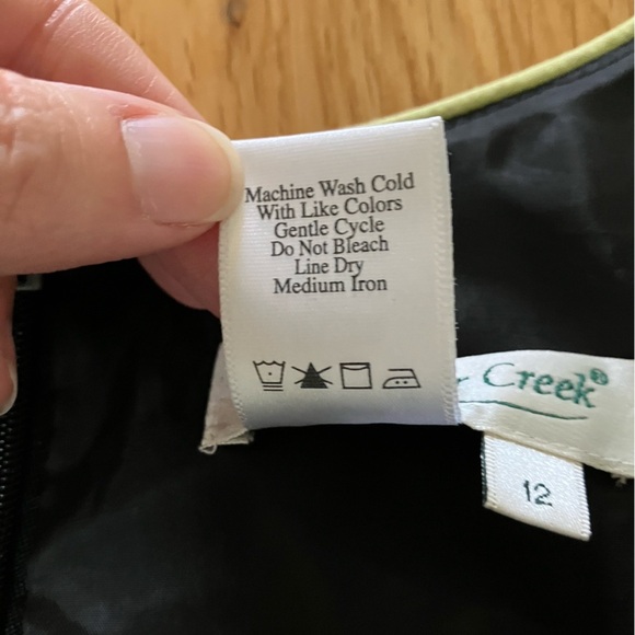 Coldwater Creek Black and White Polka Dot Midi Dress - Picture 5 of 7